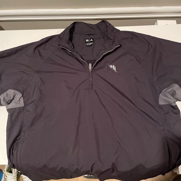 Adidas Jackets \u0026 Coats | Adidas Golf Jacket Short Sleeve | Color: Black | Size: L | Buddstuff's Closet